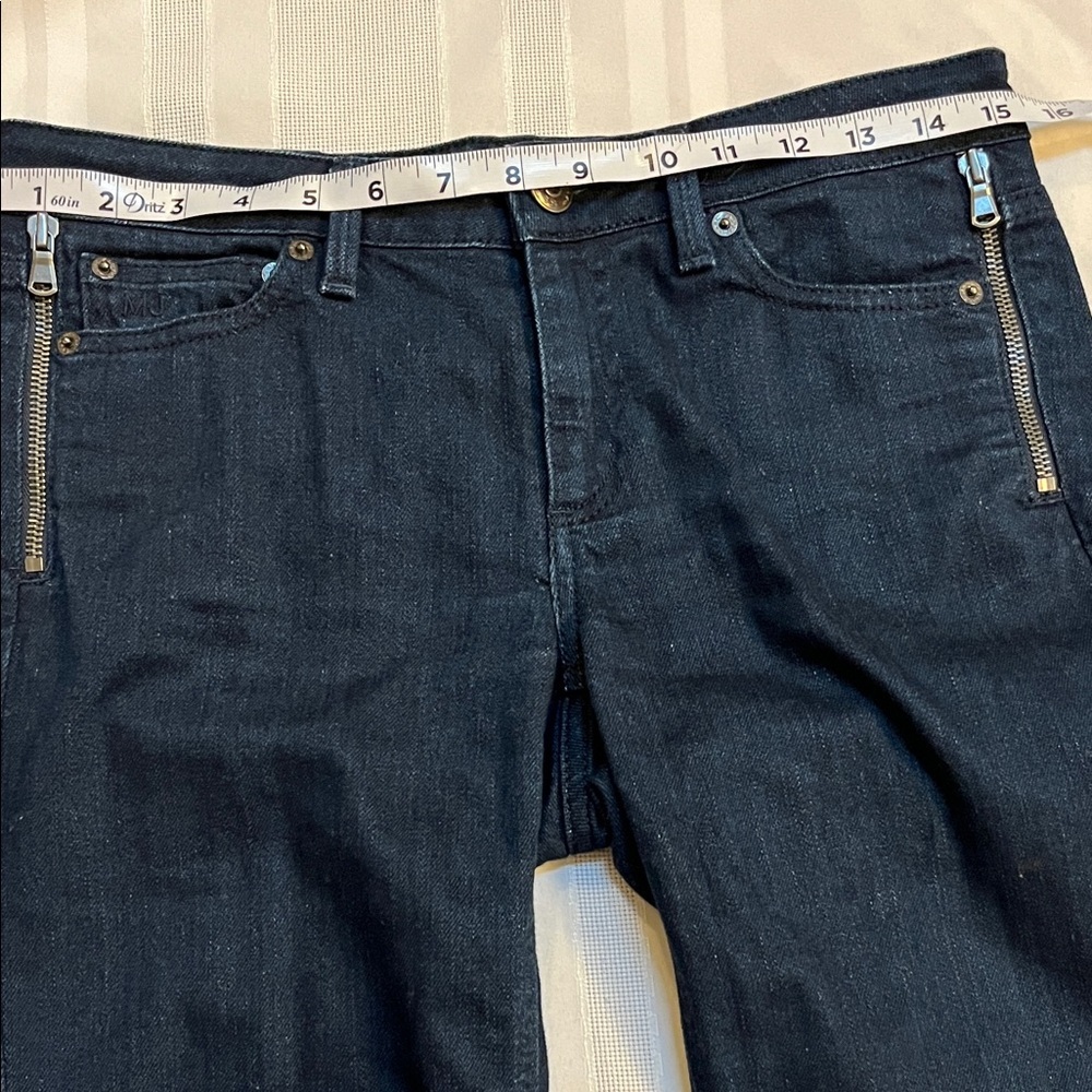 Marc By Mark Jacobs Skinny Jeans Zipper Dark Carbon Wash Sz 28 NWT - Picture 3 of 12